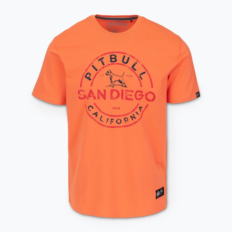 Vyriški marškinėliai Pitbull San Diego Ins. fluo orange 4