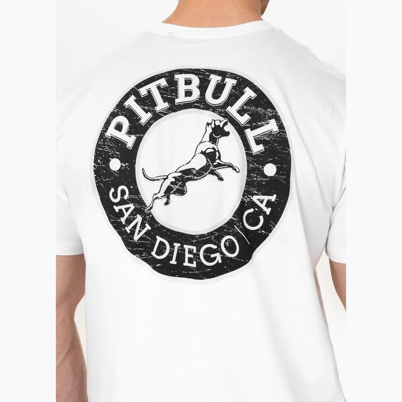 Vyriški marškinėliai Pitbull San Diego CA black/white 4