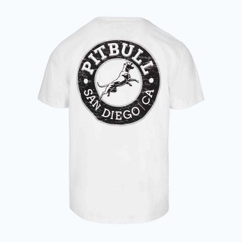 Vyriški marškinėliai Pitbull San Diego CA black/white 6