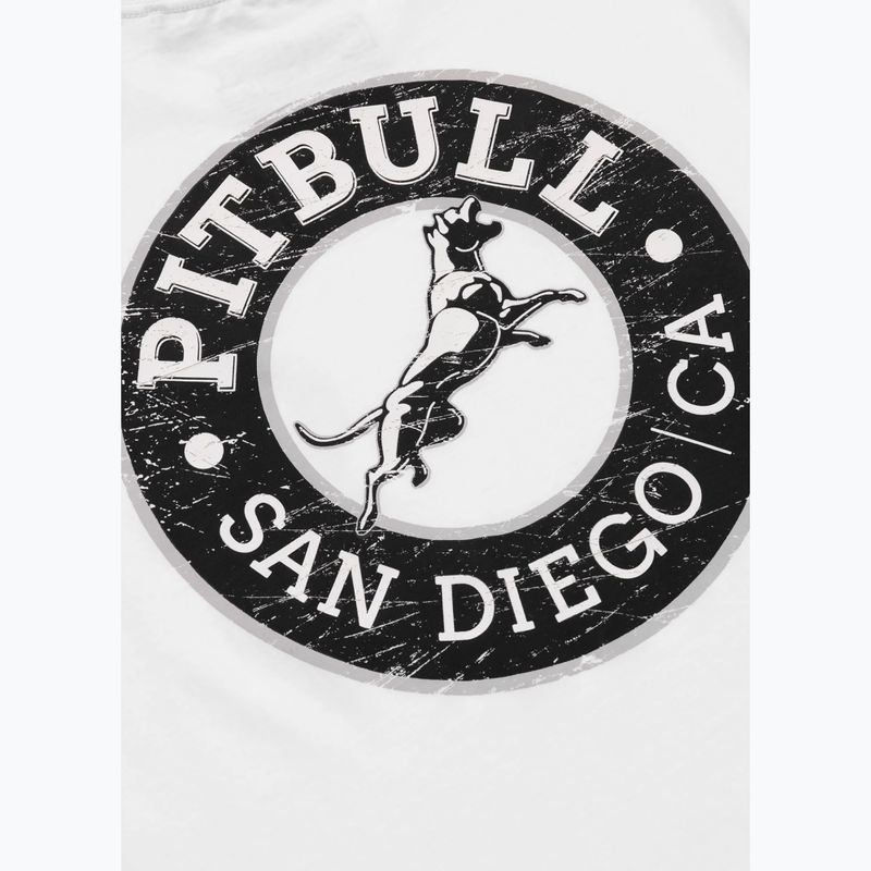 Vyriški marškinėliai Pitbull San Diego CA black/white 9