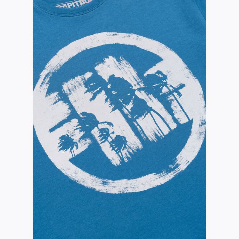 Vyriški marškinėliai Pitbull Logo Palms shade blue 7