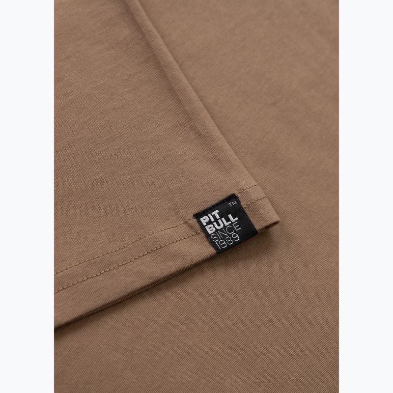 Vyriški marškinėliai Pitbull Logo Palms brown savana 8