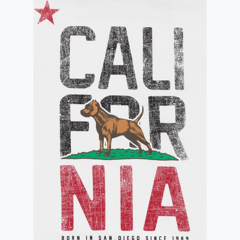 Vyriški marškinėliai Pitbull California white 4