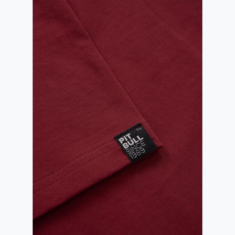 Vyriški marškinėliai Pitbull Shot For Shot burgundy 7