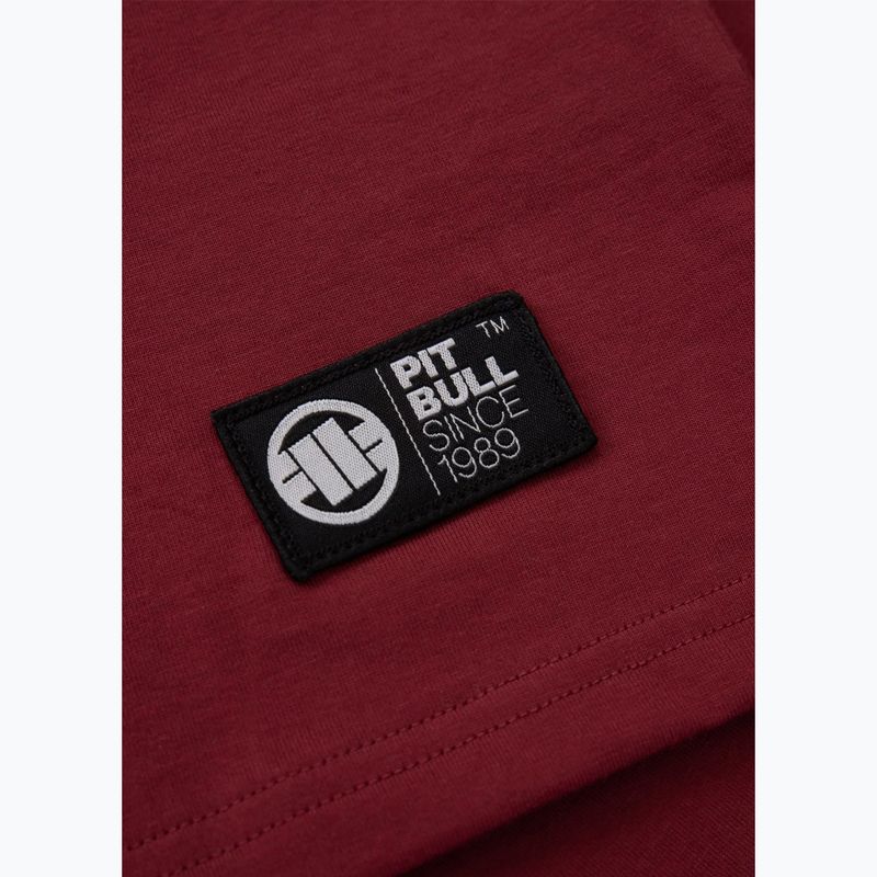 Vyriški marškinėliai Pitbull Shot For Shot burgundy 8