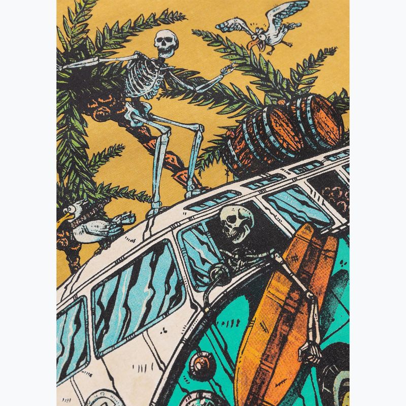 Vyriški marškinėliai Pitbull Open Beach washed yellow 8