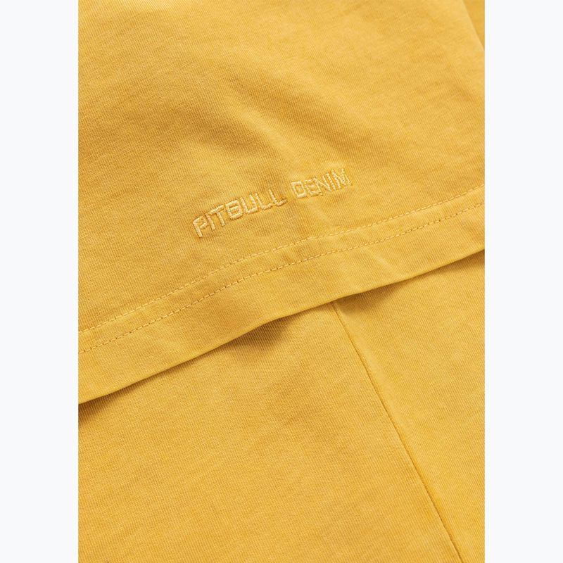 Vyriški marškinėliai Pitbull Open Beach washed yellow 10