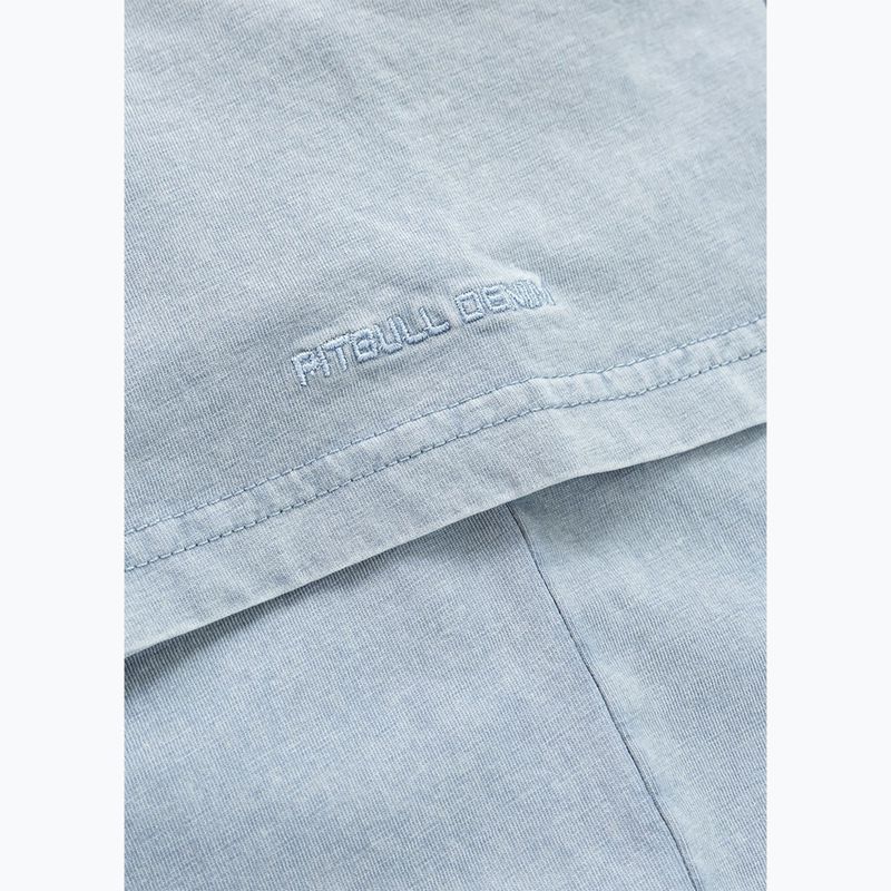 Vyriški marškinėliai Pitbull Planet Surf washed blue 11