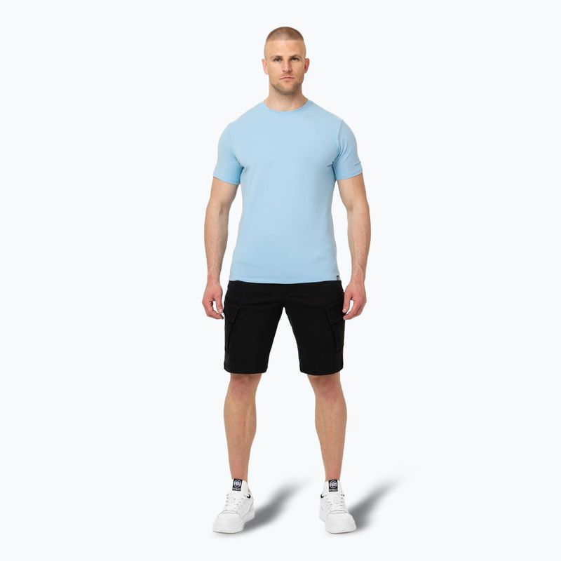 Vyriški marškinėliai Pitbull Minimal light blue 2