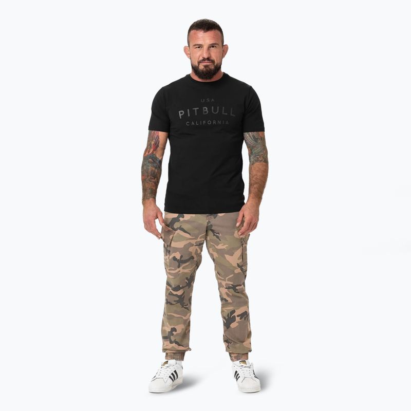 Vyriški marškinėliai Pitbull USA CAL black 2