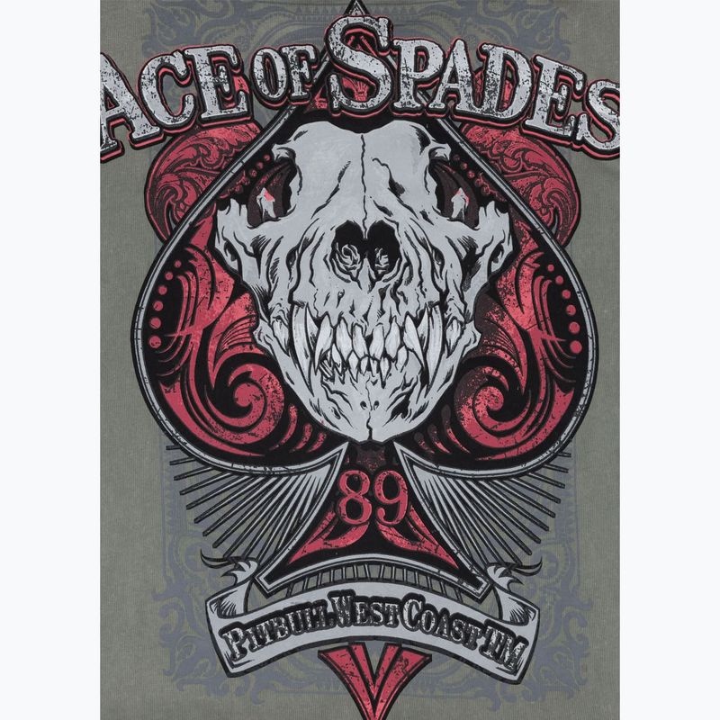 Vyriški marškinėliai Pitbull Ace Of Spades muted green 5
