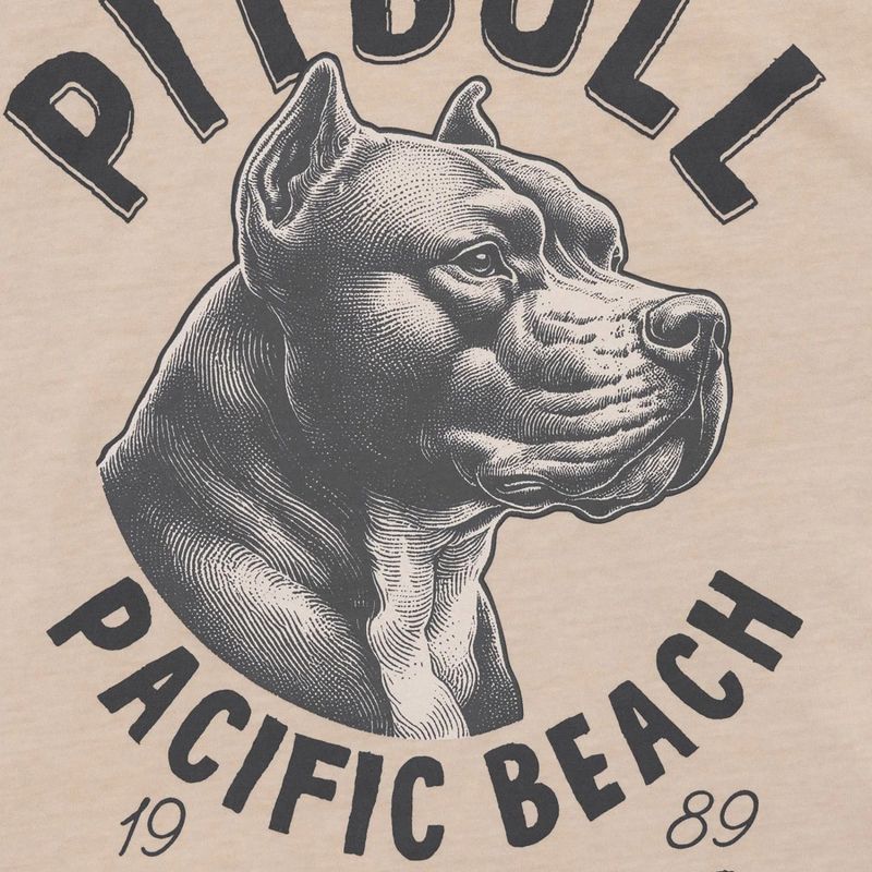 Vyriški marškinėliai Pitbull Pacyfic ultra light sand 8