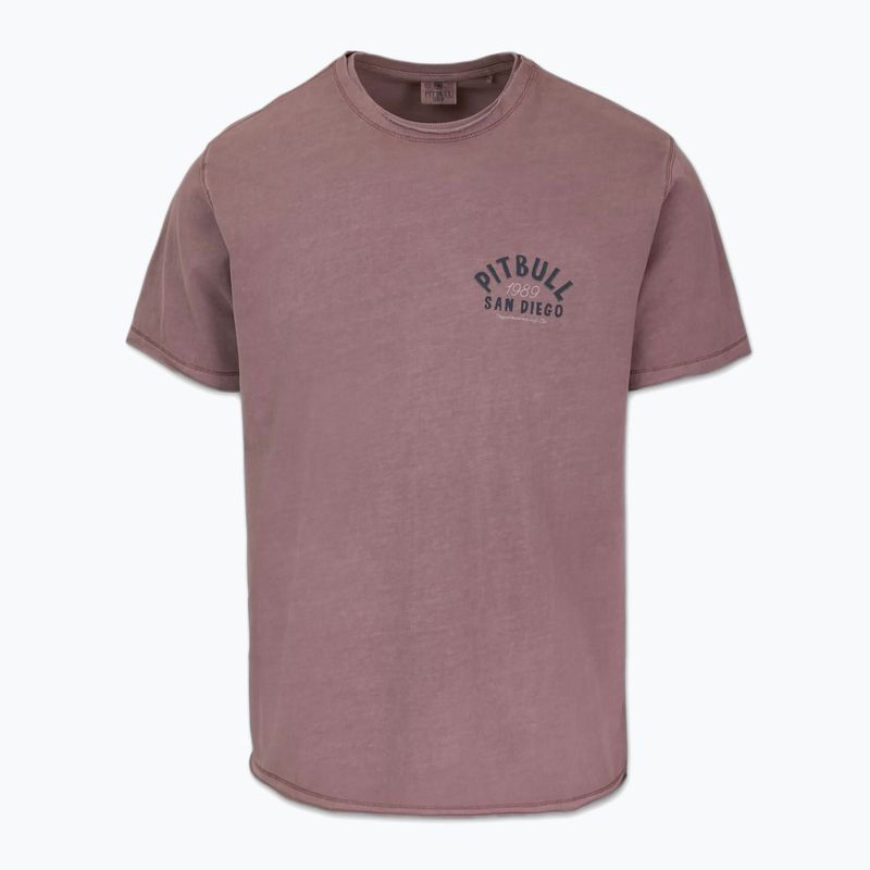 Vyriški marškinėliai Pitbull Pacyfic dusty burgundy