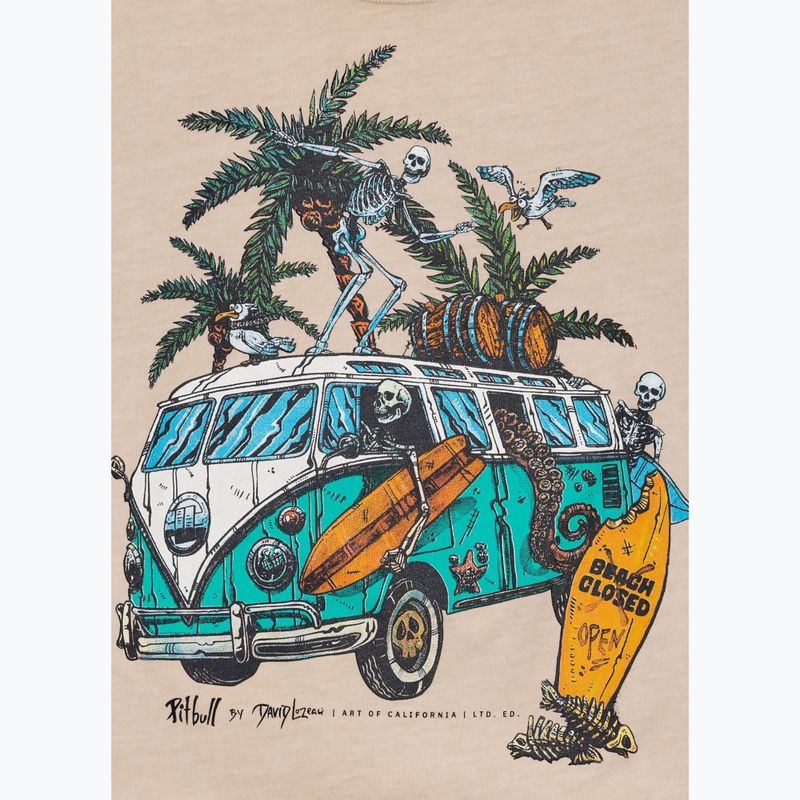 Vyriški marškinėliai Pitbull Open Beach ultra light sand 4