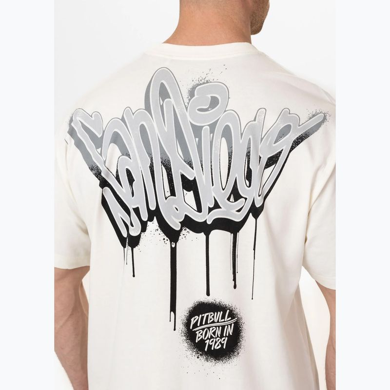 Vyriški marškinėliai Pitbull Graffiti off white 4