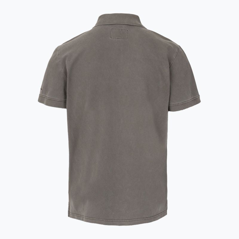 Vyriški polo marškinėliai Pitbull Washed Polo dark brown 2