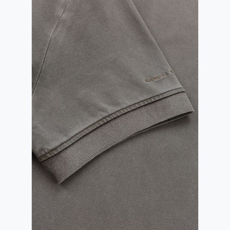 Vyriški polo marškinėliai Pitbull Washed Polo dark brown 5