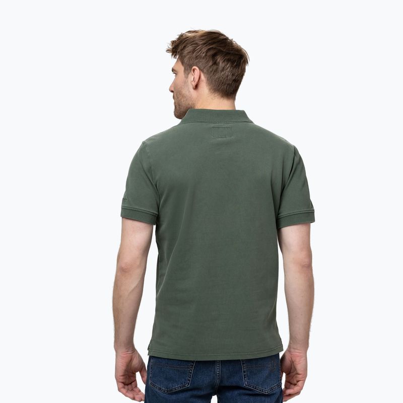 Vyriški polo marškinėliai Pitbull Washed Polo sage green 3