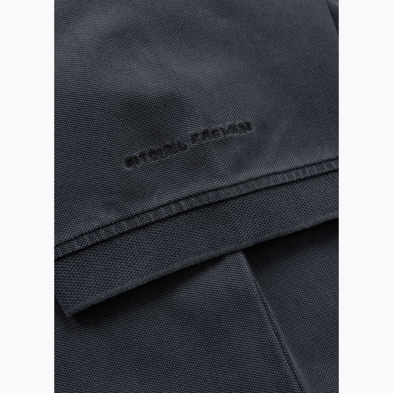 Vyriški polo marškinėliai Pitbull Washed Polo dark graphite 6