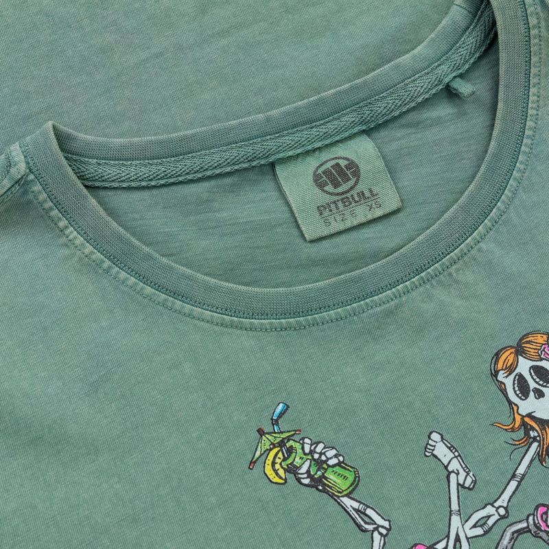 Moteriški marškinėliai Pitbull Cruisinandboozin mint 5