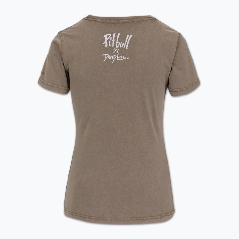 Moteriški marškinėliai Pitbull Cruisinandboozin dark brown 5