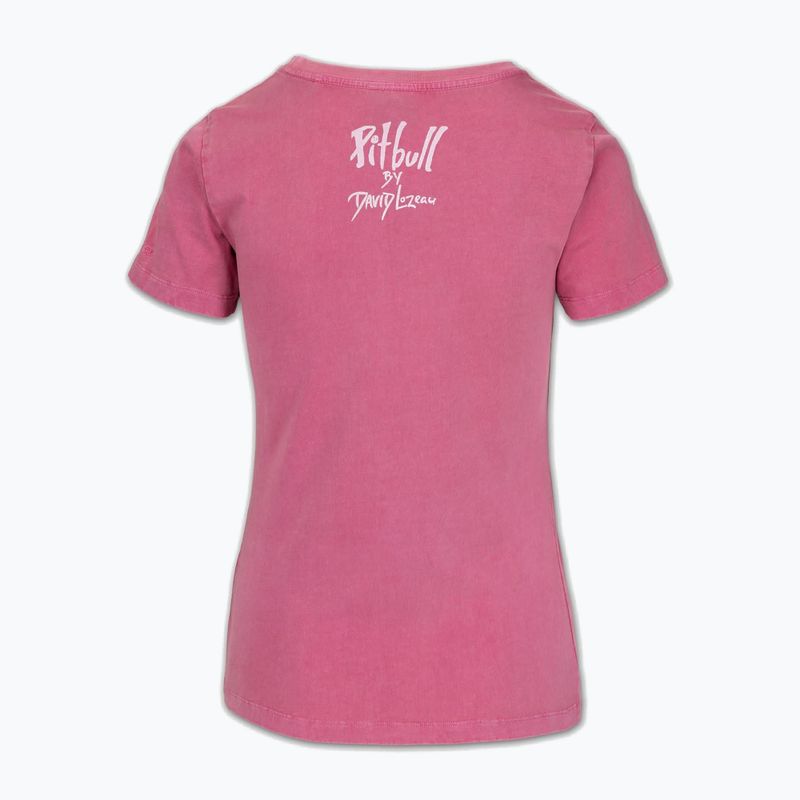 Vyriški marškinėliai Pitbull Doubletrouble washed pink 2