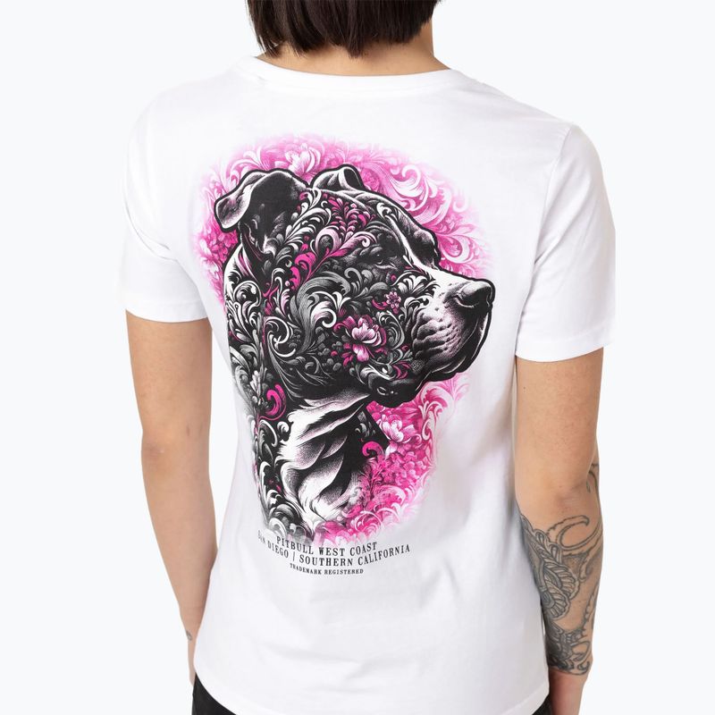 Moteriški marškinėliai Pitbull Tattoo white 3