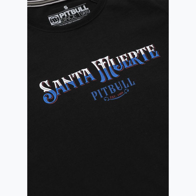 Moteriški marškinėliai Pitbull Santa Muerte Blue black 7