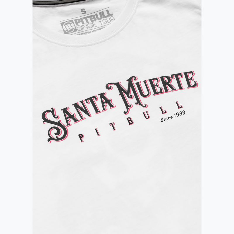 Moteriški marškinėliai Pitbull Santa Muerte Rose white 7