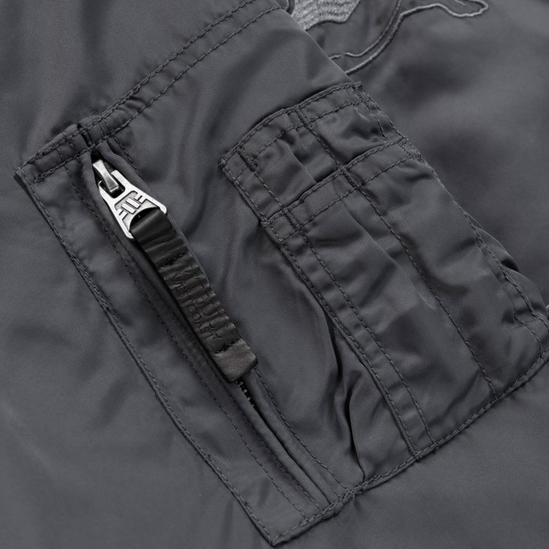 Vyriška striukė Pitbull Hacket Washed Bomber graphite 6