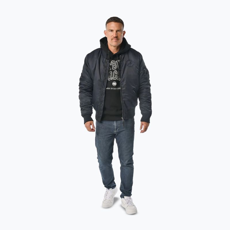 Vyriška striukė Pitbull Hacket Washed Bomber dark navy 2