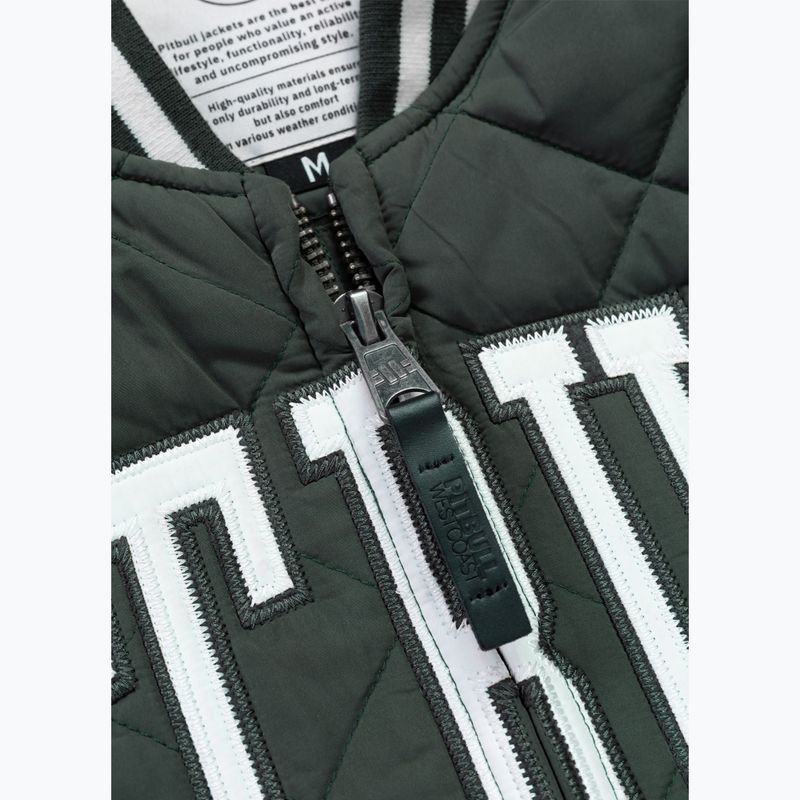 Vyriška striukė Pitbull Jupiter Padded Baseball dark green 7