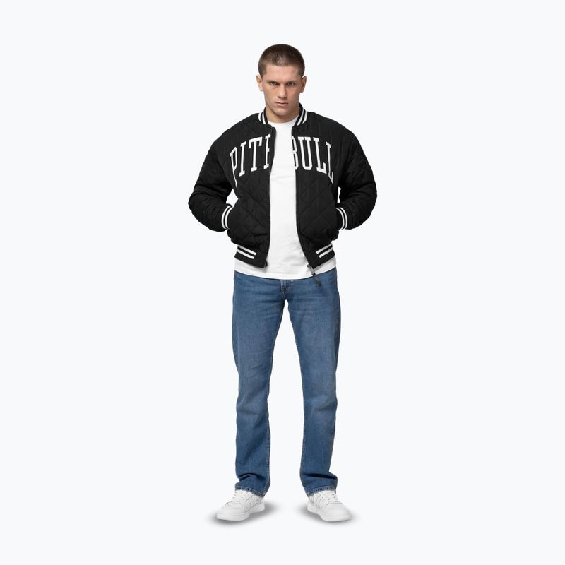 Vyriška striukė Pitbull Jupiter Padded Baseball black 2