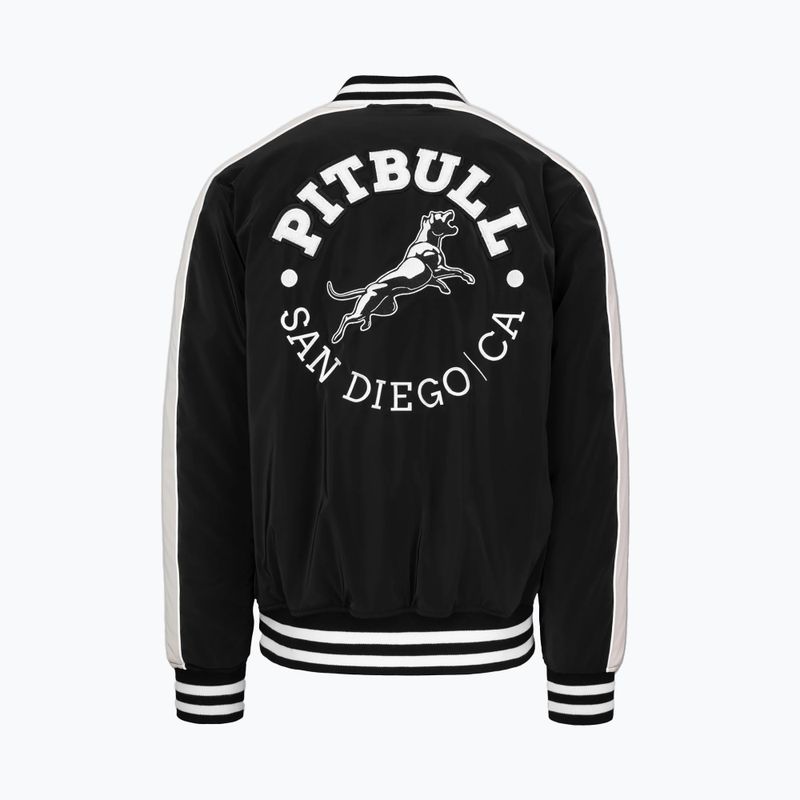 Vyriška striukė Pitbull Manolito Baseball black/white 8