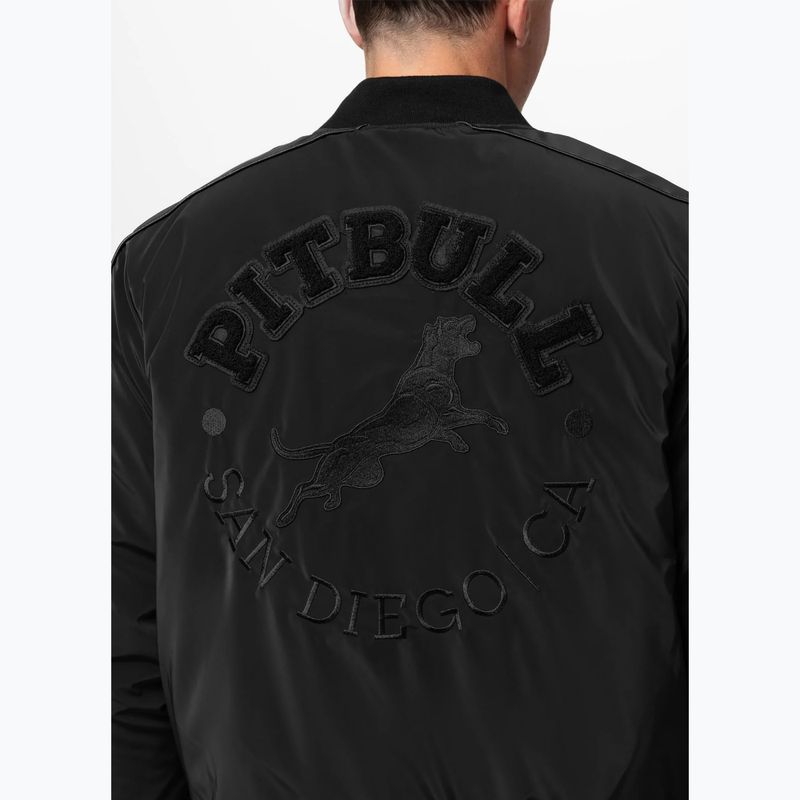 Vyriška striukė Pitbull Manolito Baseball black/black 5