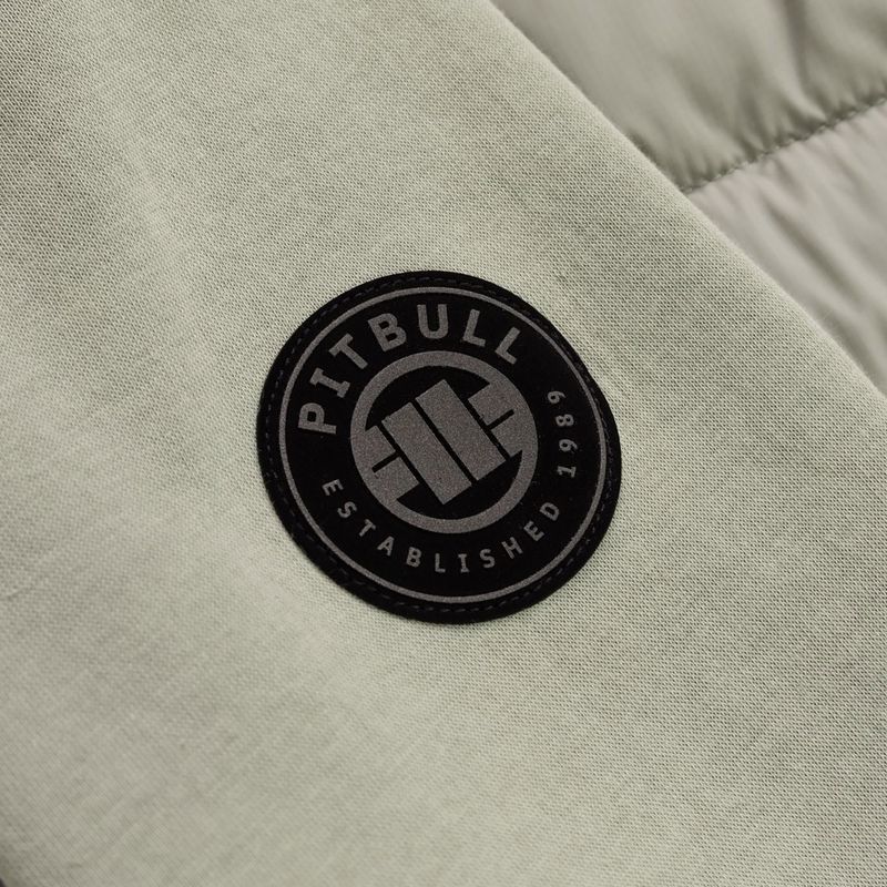 Vyriška striukė Pitbull Palomar Padded Hooded Hybrid dusty salvia 9