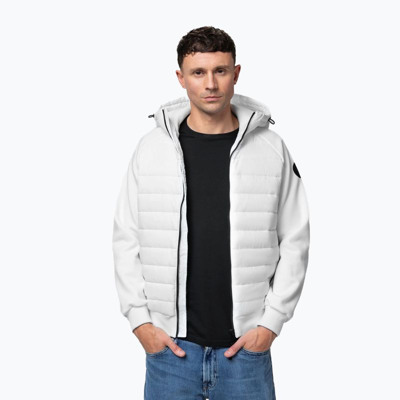 Vyriška striukė Pitbull Palomar Padded Hooded Hybrid white 4