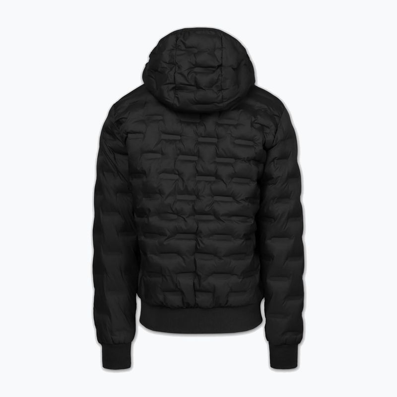 Vyriška žieminė striukė Pitbull Fisk Quilted Hooded black 6