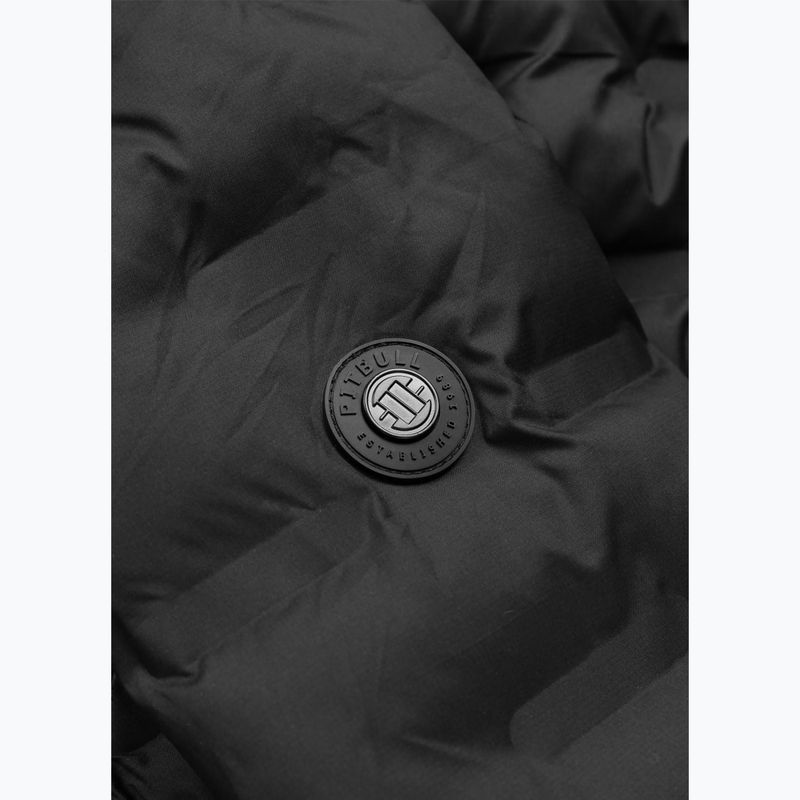 Vyriška žieminė striukė Pitbull Fisk Quilted Hooded black 8