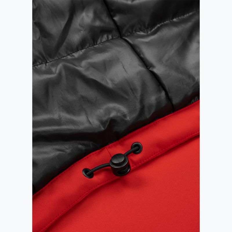 Vyriška žieminė striukė Pitbull Padded Rockfish Hooded fluorescent/red 4