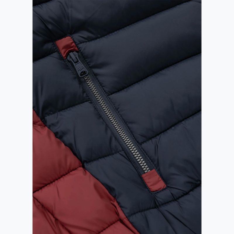 Vyriška žieminė striukė Pitbull Rubio Quilted Hooded dark navy/red 11