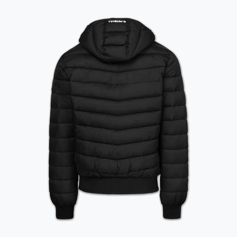 Vyriška žieminė striukė Pitbull Rubio Quilted Hooded black 6