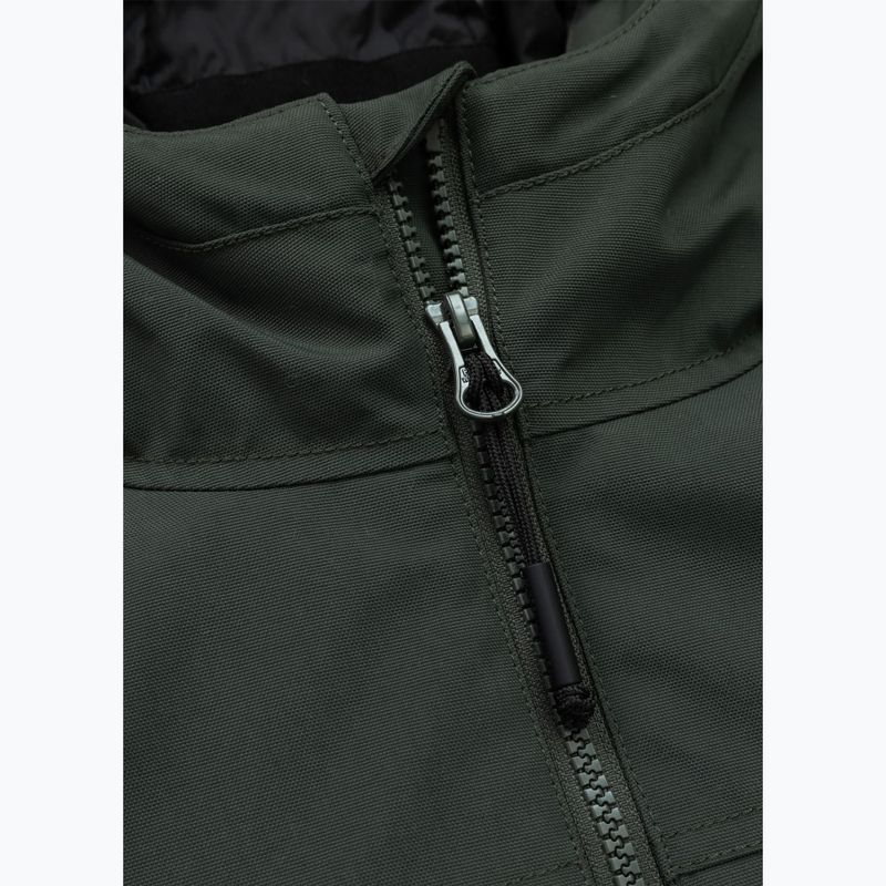 Vyriška žieminė striukė Pitbull Balboa 2 Hooded dark green 8