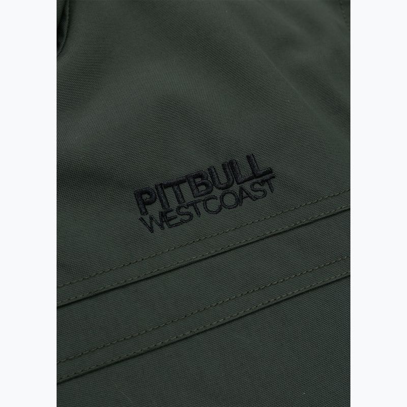 Vyriška žieminė striukė Pitbull Balboa 2 Hooded dark green 10