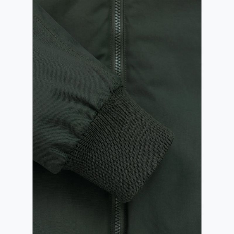 Vyriška žieminė striukė Pitbull Balboa 2 Hooded dark green 12