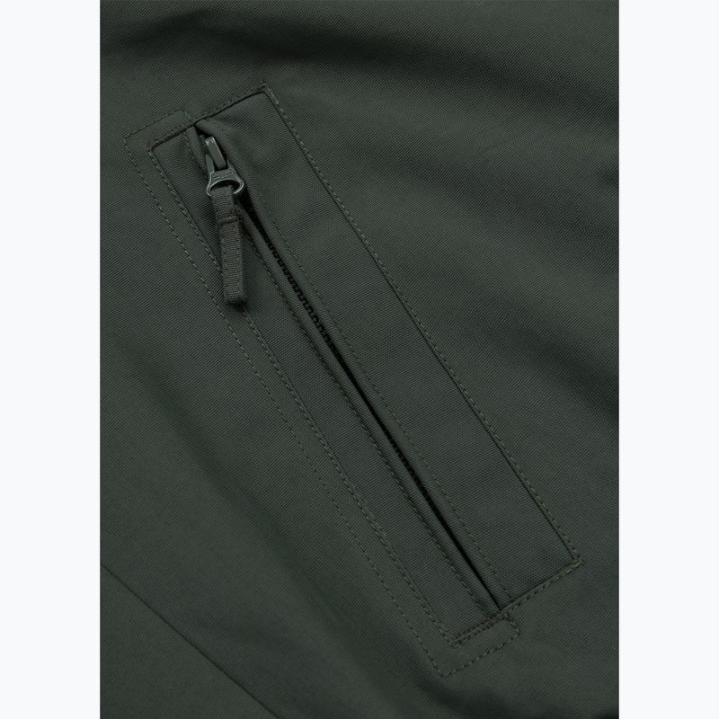 Vyriška žieminė striukė Pitbull Balboa 2 Hooded dark green 13