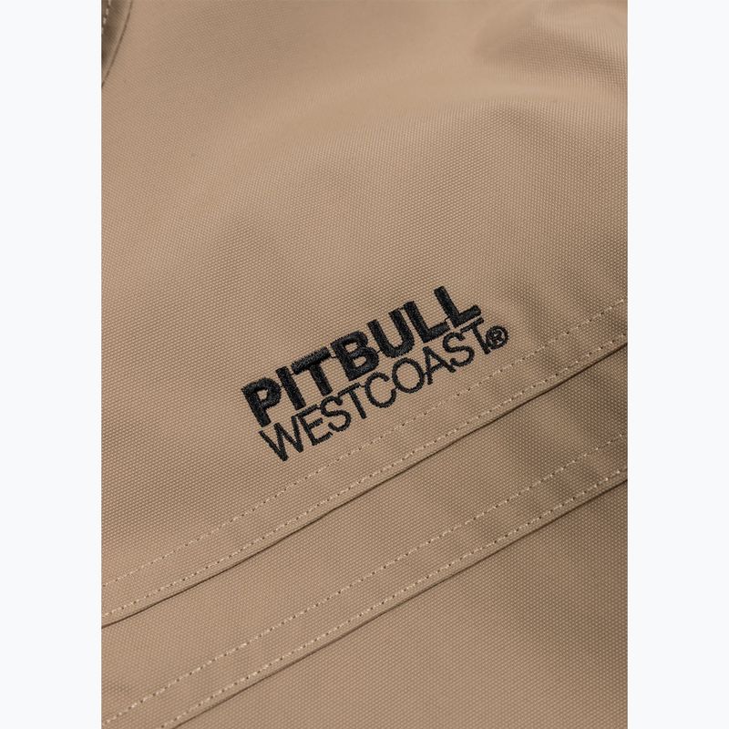 Vyriška žieminė striukė Pitbull Balboa 2 Hooded dark sand 9