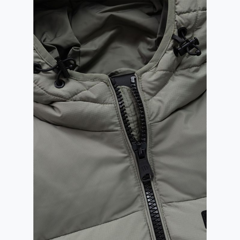 Vyriška žieminė striukė Pitbull Dillon Quilted Hooded dusty salvia 8