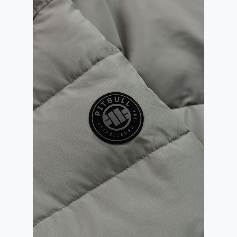 Vyriška žieminė striukė Pitbull Dillon Quilted Hooded dusty salvia 10