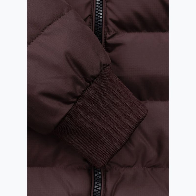 Vyriška žieminė striukė Pitbull Dillon Quilted Hooded burgundy 11